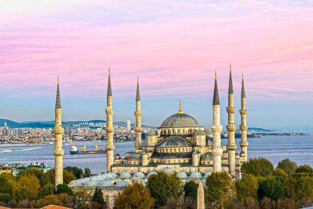 This is Sultan Ahmed Mosque in istanbull Turkey.
