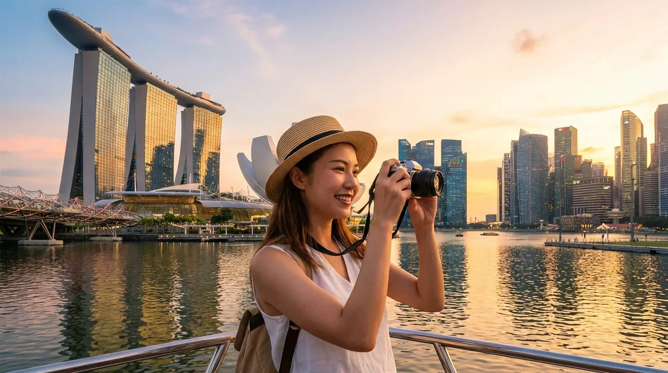 Photography tour in marina bay, singapore