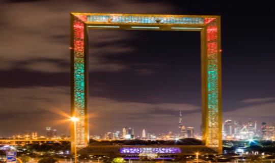 Night View Of Dubai frame.